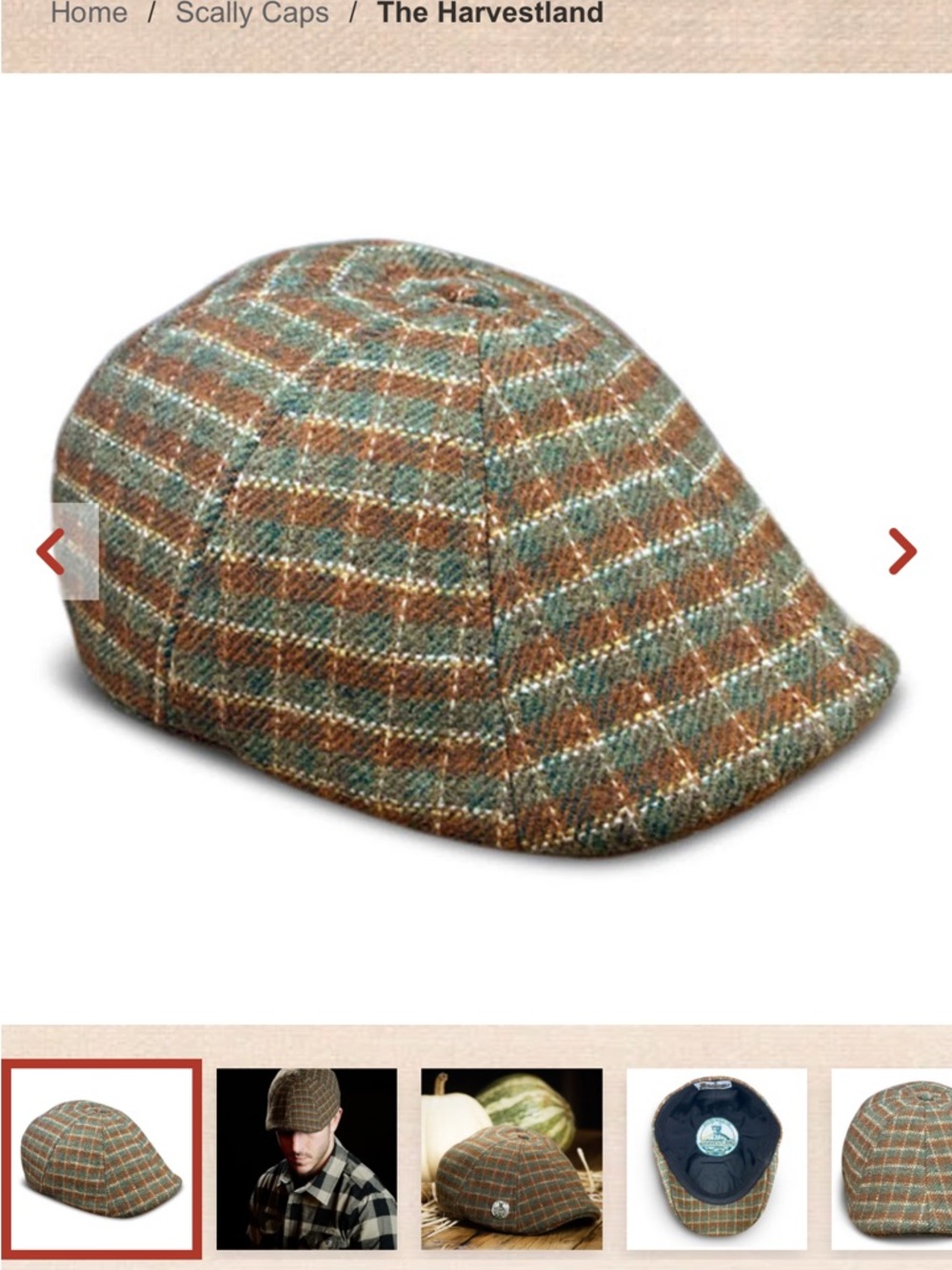 Boston Scally Company: THE HARVESTLAND - PLAID M/L NWT